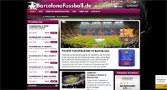 Desktop Screenshot of barcelonafussball.de