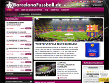 Tablet Screenshot of barcelonafussball.de